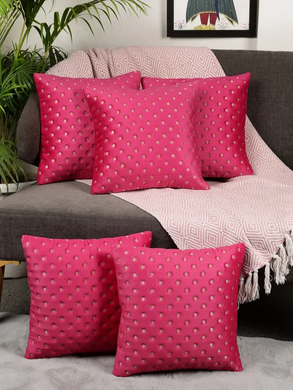 Modern_Dot_Design_Velvet_Cushion_Covers,_Pack_of_5_Piece_(16x16_inch.)_Rani_Color