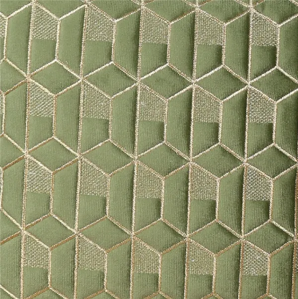 Attractive_Hexa_Design_Velvet_Cushion_Covers,_Pack_of_2_Piece_(16x16_inch.)_Green_Color