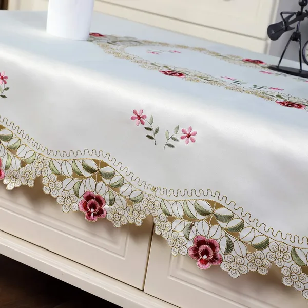 Elegant_Satin_Embroidery_Design_Rectangular,_2_Seater_Center/Coffee_Table_Cover_(Size-60"_x_40"_Inches)