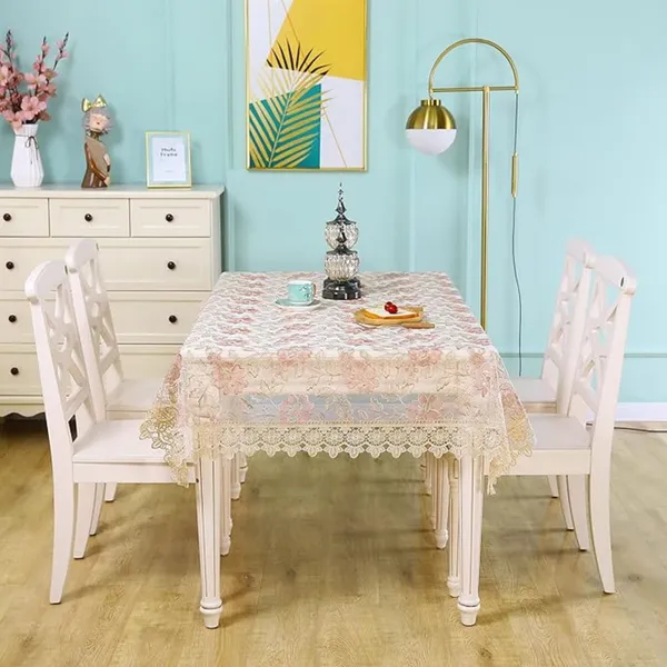 Premium_Tissue_Embroidery_Desin,_4_Seater_Rectangular_Dining_Table_Cover_(Size-78"_x_54"_Inches)