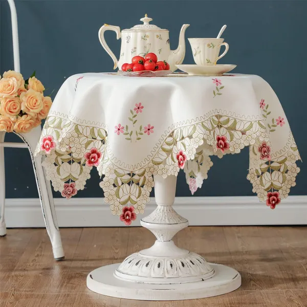 Elegant_Satin_Embroidery_Design,_4_Seater_Round_Dining_Table_Cover_(Size-60"_Inches_Round)