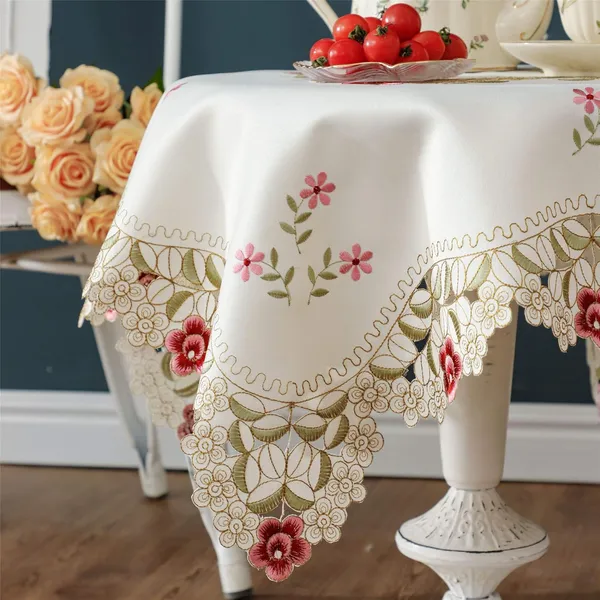 Elegant_Satin_Embroidery_Design,_4_Seater_Round_Dining_Table_Cover_(Size-60"_Inches_Round)
