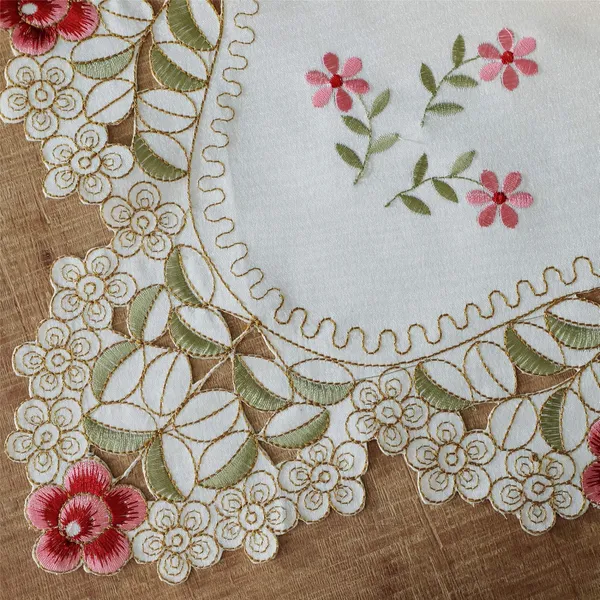 Elegant_Satin_Embroidery_Design,_4_Seater_Round_Dining_Table_Cover_(Size-60"_Inches_Round)