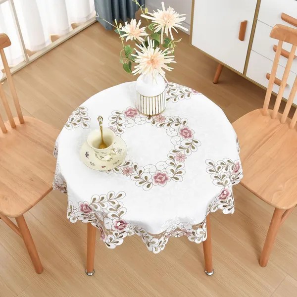 Elegant_Satin_Embroidery_Design,_4_Seater_Round_Dining_Table_Cover_(Size-60"_Inches_Round)