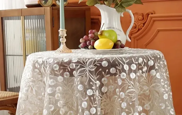 Premium_Tissue_Embroidery_Desin,_4_Seater_Round_Dining_Table_Cover_(Size-60"_Inches_Round)
