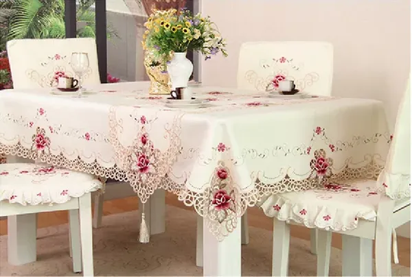 Elegant_Satin_Embroidery_Design,_6_Seater_Rectangular_Dining_Table_Cover_(Size-90"_x_60"_Inches)