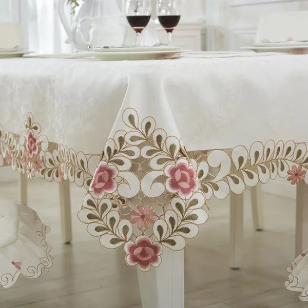 Elegant_Satin_Embroidery_Design,_6_Seater_Rectangular_Dining_Table_Cover_(Size-90"_x_60"_Inches)