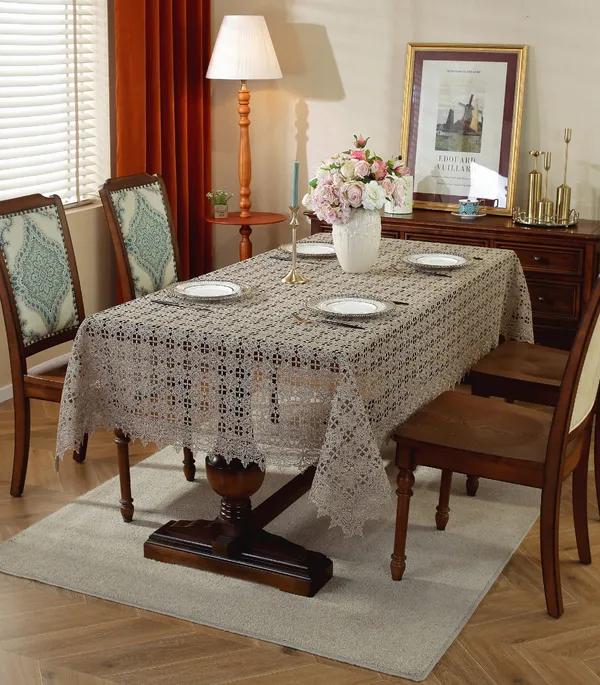 Premium_Thread_Cutwork_Design,_6_Seater_Rectangular_Dining_Table_Cover_(Size-90"_x_60"_Inches)