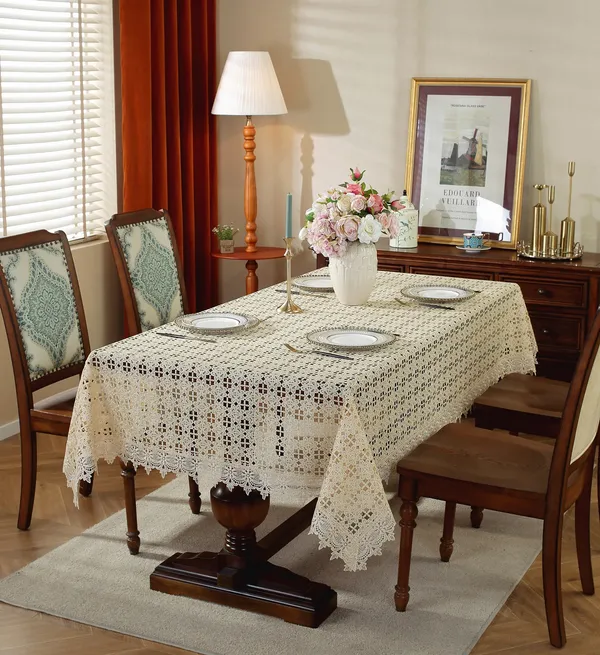 Premium_Thread_Cutwork_Design,_6_Seater_Rectangular_Dining_Table_Cover_(Size-90"_x_60"_Inches)