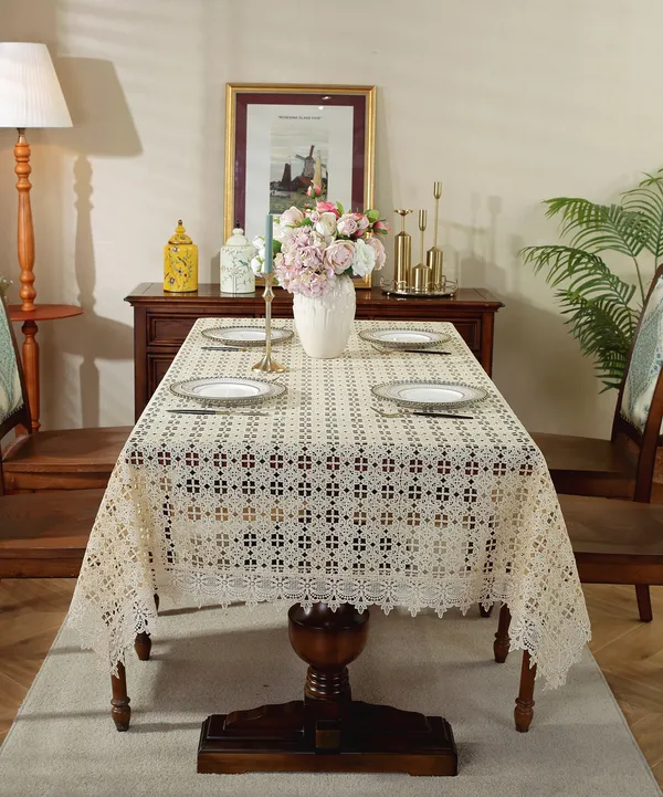 Premium_Thread_Cutwork_Design,_6_Seater_Rectangular_Dining_Table_Cover_(Size-90"_x_60"_Inches)