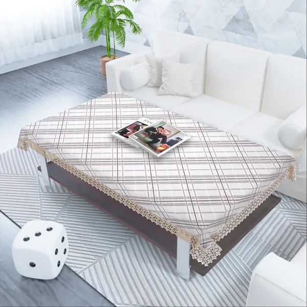 Elegant_Checkered_Table_Cover_for_2_Seater_Center_Table_|_Jute_&_Cotton_Blend_with_Lace_Border_|_Washable,_Durable,_Rustic_Tablecloth_|_40x60_inches_|_Blue_Color
