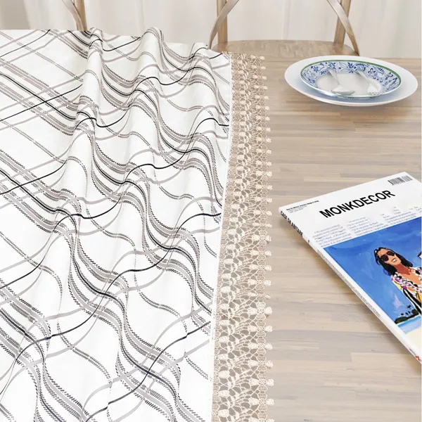 Elegant_Checkered_Table_Cover_for_2_Seater_Center_Table_|_Jute_&_Cotton_Blend_with_Lace_Border_|_Washable,_Durable,_Rustic_Tablecloth_|_40x60_inches_|_Blue_Color