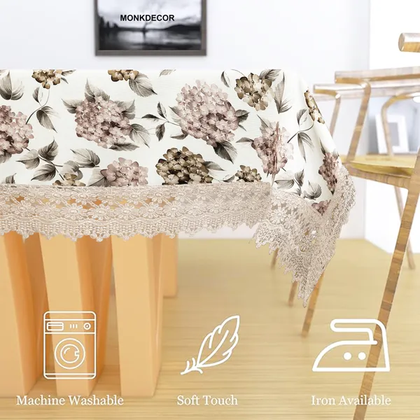 Floral_Printed_Table_Cover_for_8_Seater_Dining_Table_|_Elegant_Design_in_Jute_&_Cotton_Blend_Fabric_with_Lace_Border_|_Washable,_Reusable_Tablecloth_|_60x108_Inches_Brown_Flowers