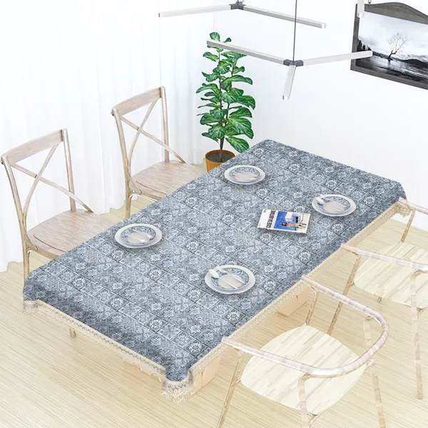 Vintage_Style_Printed_Table_Cloth_|_Soft_Polyester_Blend_Table_Cover_with_Lace_Edges_|_Traditional_Floral_Pattern_|_Washable_for_8_Seater_Dining_Tables_|_60x108_Inches_|_Blue_color