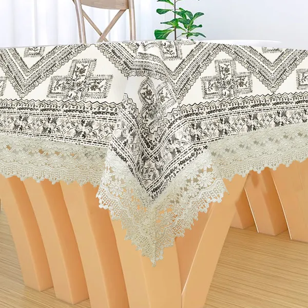 Mughal_&_Tribal_Inspired_Printed_Table_Cover_|_Ethnic_Design_in_Jute_Blend_Fabric_|_Decorative_Cover_for_Home,_Kitchen_&_Parties_|_for_8_Seater_Dining_Table_|_Size-60x108_Inches_Design-2