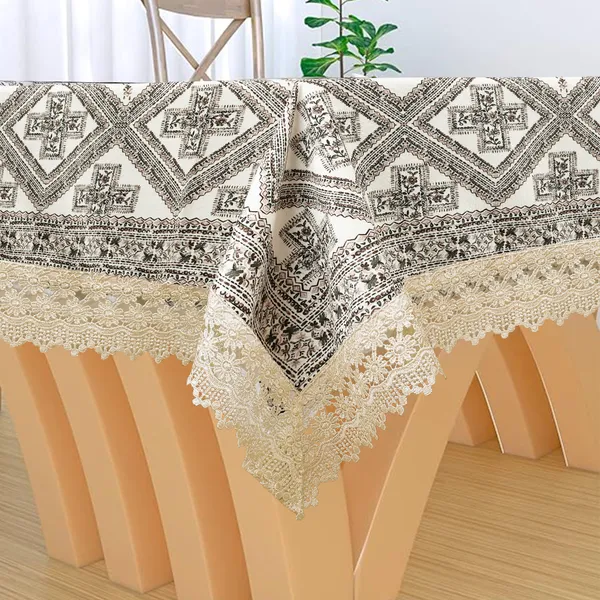 Mughal_&_Tribal_Inspired_Printed_Table_Cover_|_Ethnic_Design_in_Jute_Blend_Fabric_|_Decorative_Cover_for_Home,_Kitchen_&_Parties_|_for_6_Seater_Dining_Table_|_Size-60x90_Inches_Design-3