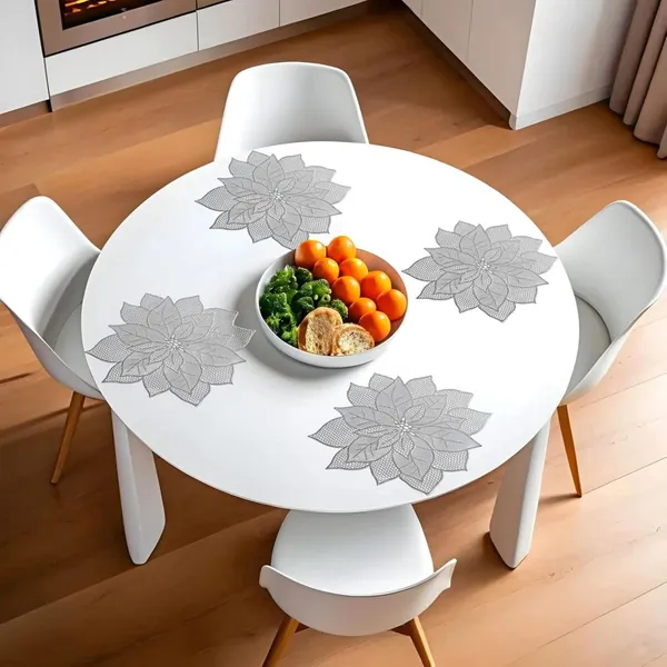 Elegant_Rexine_Floral_Cuutwork_Design_Kitchen_Dining_Table_Placemats,_Set_of_4_Pieces_(Size-18"_x_18"_Inches)_Silver