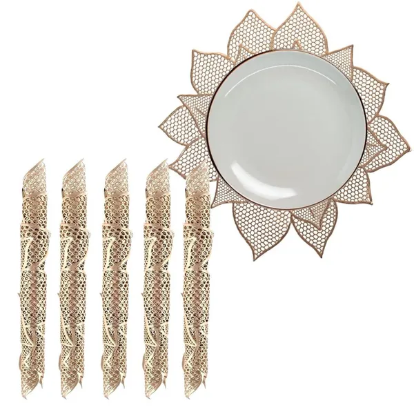 Elegant_Rexine_Floral_Cuutwork_Design_Kitchen_Dining_Table_Placemats,_Set_of_6_Pieces_(Size-18"_x_18"_Inches)_Golden