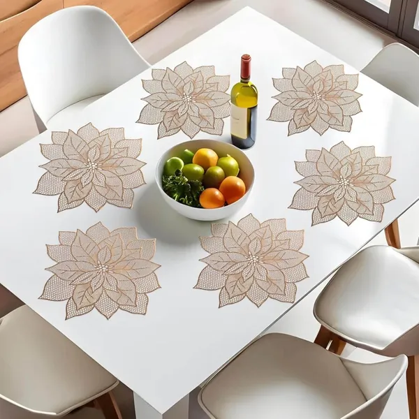 Elegant_Rexine_Floral_Cuutwork_Design_Kitchen_Dining_Table_Placemats,_Set_of_6_Pieces_(Size-18"_x_18"_Inches)_Golden