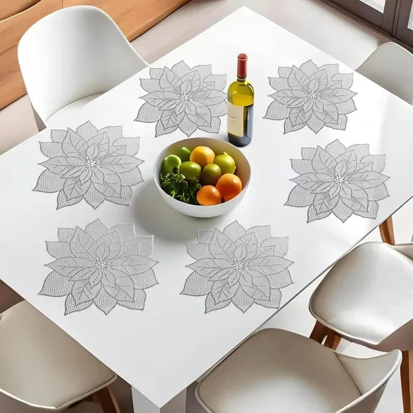 Elegant_Rexine_Floral_Cuutwork_Design_Kitchen_Dining_Table_Placemats,_Set_of_6_Pieces_(Size-18"_x_18"_Inches)_Silver
