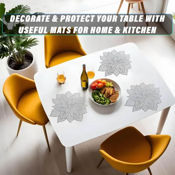 Elegant_Rexine_Floral_Cuutwork_Design_Kitchen_Dining_Table_Placemats,_Set_of_6_Pieces_(Size-18"_x_18"_Inches)_Silver