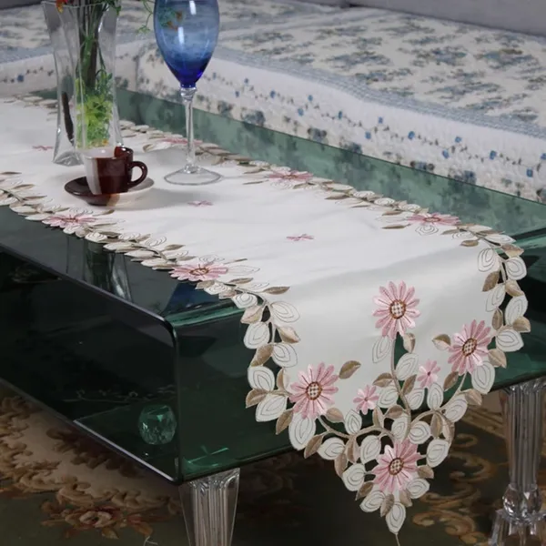 Beautiful_Satin_Embroidery_Cutwork_Design_Long_Dining_Table_Runner_(Size-98"_x_15"_Inches_Long)_Design8_(Pink_Flower)