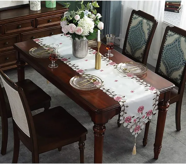 Beautiful_Satin_Embroidery_Cutwork_Design_Long_Dining_Table_Runner_(Size-98"_x_15"_Inches_Long)_Design8_(Pink_Flower)