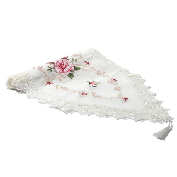 Tanlooms_Cross_Weave_Rose_Ferns_Dining_table_runner._(15x70)_inches