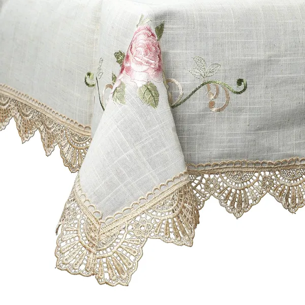 Beautiful_Floral_Cross_Stitch_Embroidery_Design,_8_Seater_Rectangular_Dining_Table_Cover_(Size-108"_x_60"_Inches)