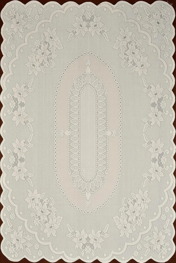 Attractive_Net_Cotton_Floral_Design_6_Seater_Dining_Table_Cover,_Cream_(60x90_Inches)