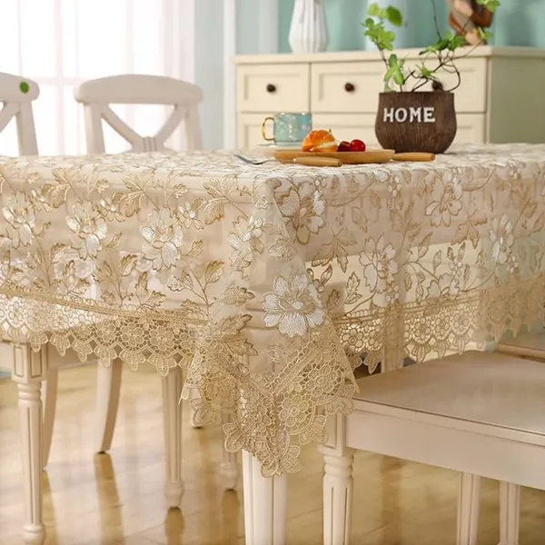 Premium_Tissue_Embroidery_Desin,_6_Seater_Rectangular_Dining_Table_Cover_(Size-90"_x_60"_Inches)