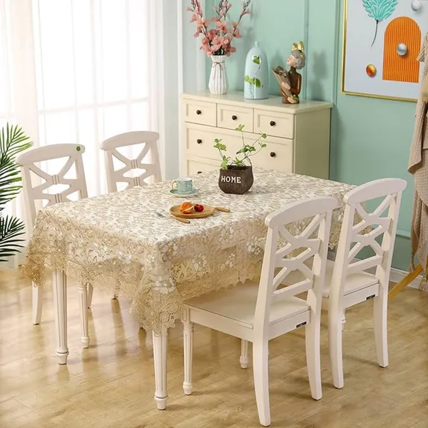 Premium_Tissue_Embroidery_Desin,_6_Seater_Rectangular_Dining_Table_Cover_(Size-90"_x_60"_Inches)