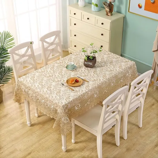 Premium_Tissue_Embroidery_Desin,_6_Seater_Rectangular_Dining_Table_Cover_(Size-90"_x_60"_Inches)