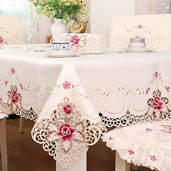Elegant_Satin_Embroidery_Design,_8_Seater_Rectangular_Dining_Table_Cover_(Size-108"_x_60"_Inches)