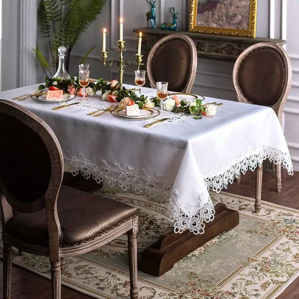 Attractive_&_Premium_Plain_Lace_Design,_6_Seater_Rectangular_Dining_Table_Cover_(Size-90"_x_60"_Inches)