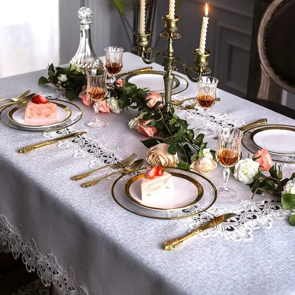 Attractive_&_Premium_Plain_Lace_Design,_6_Seater_Rectangular_Dining_Table_Cover_(Size-90"_x_60"_Inches)