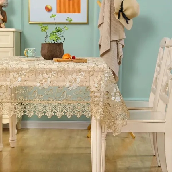 Premium_Tissue_Embroidery_Desin,_8_Seater_Rectangular_Dining_Table_Cover_(Size-108"_x_60"_Inches)