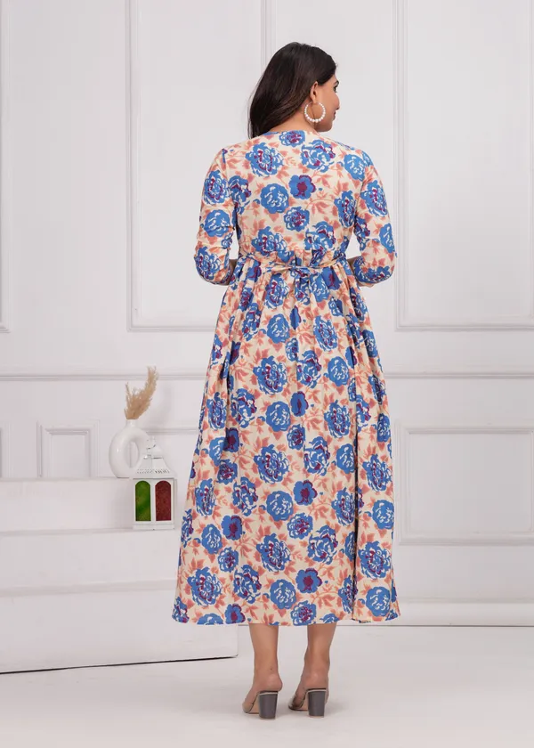 Blue_Multicolor_Maternity_Kurta_|_Pure_Cotton_Rayon_Feeding/Maternity_Kurta_For_Her