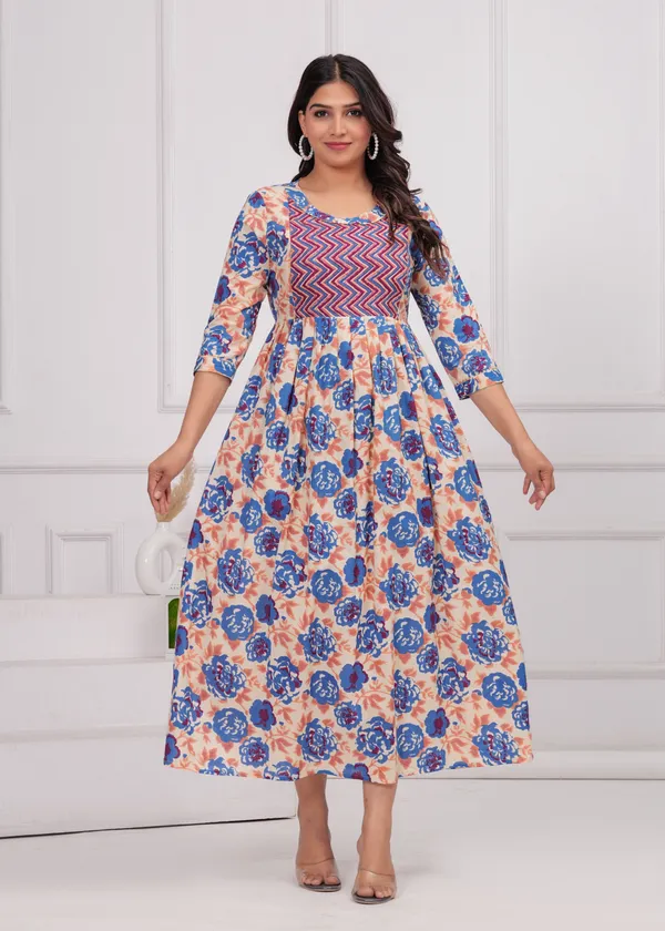 Blue_Multicolor_Maternity_Kurta_|_Pure_Cotton_Rayon_Feeding/Maternity_Kurta_For_Her