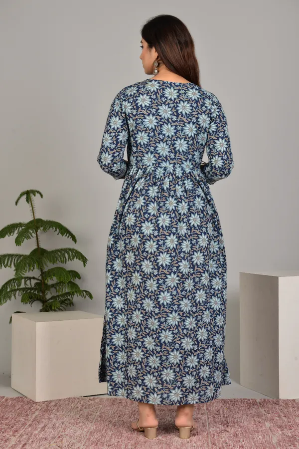 Blue_Floral_Gotta_Maternity_Kurta_|_Pure_Cotton_Feeding/Maternity_Kurta_For_Her