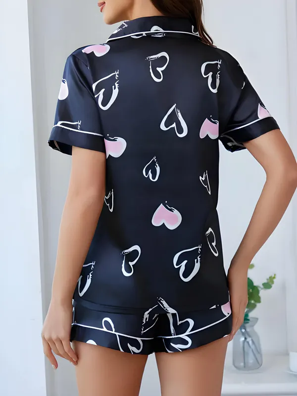 Navy_Blue_Lycra_Heart_Print_Pajama_Set_For_Women
