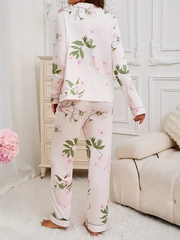 Off_White_Lycra_Floral_Print_Pajama_Set_For_Women