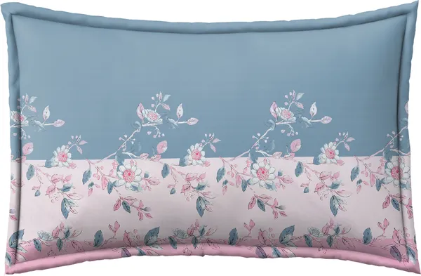 Grey_&_Pink_Microfiber_Cotton_Single_Bedsheet_with_Pillow_Cover