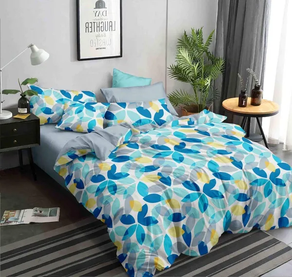 Light_Blue_Microfiber_Cotton_Double_Duvet_Covers_|_TC_144