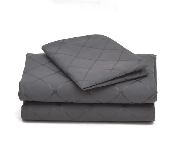 Dark_Grey_Microfiber_Cotton_Single_Bedsheet_with_Pillow_Cover