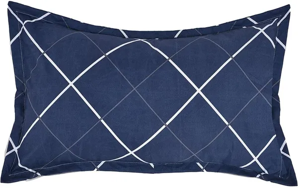 Blue_Microfiber_Cotton_Single_Bedsheet_with_Pillow_Cover