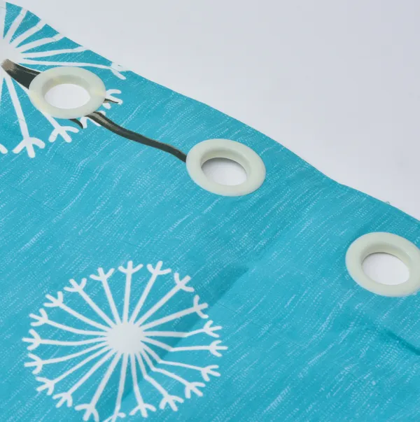 Turquoise_Floral_Super_Soft_Brushed_Microfiber_Cotton_Curtains_for_Window