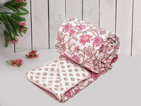 Pink_Super_Soft_Microfiber_Cotton_Double_Dohar