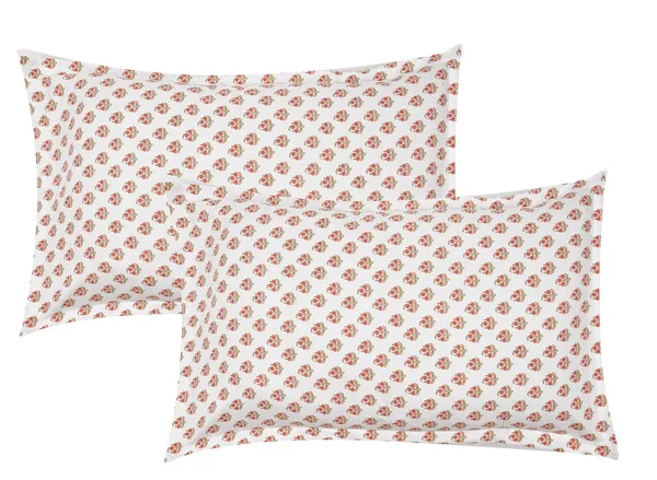 White_Microfiber_Cotton_Double_Bedsheet_With_Pillow_Cover