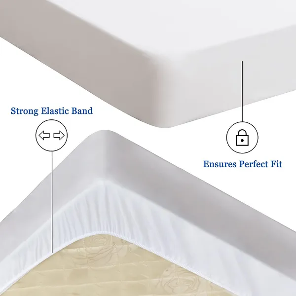 White_Microfiber_Cotton_Fitted_Terry_Mattress_Protector